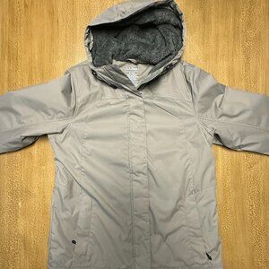 LL Bean Winter Jacket Hoodie - Fuzzy Lined Size Medium